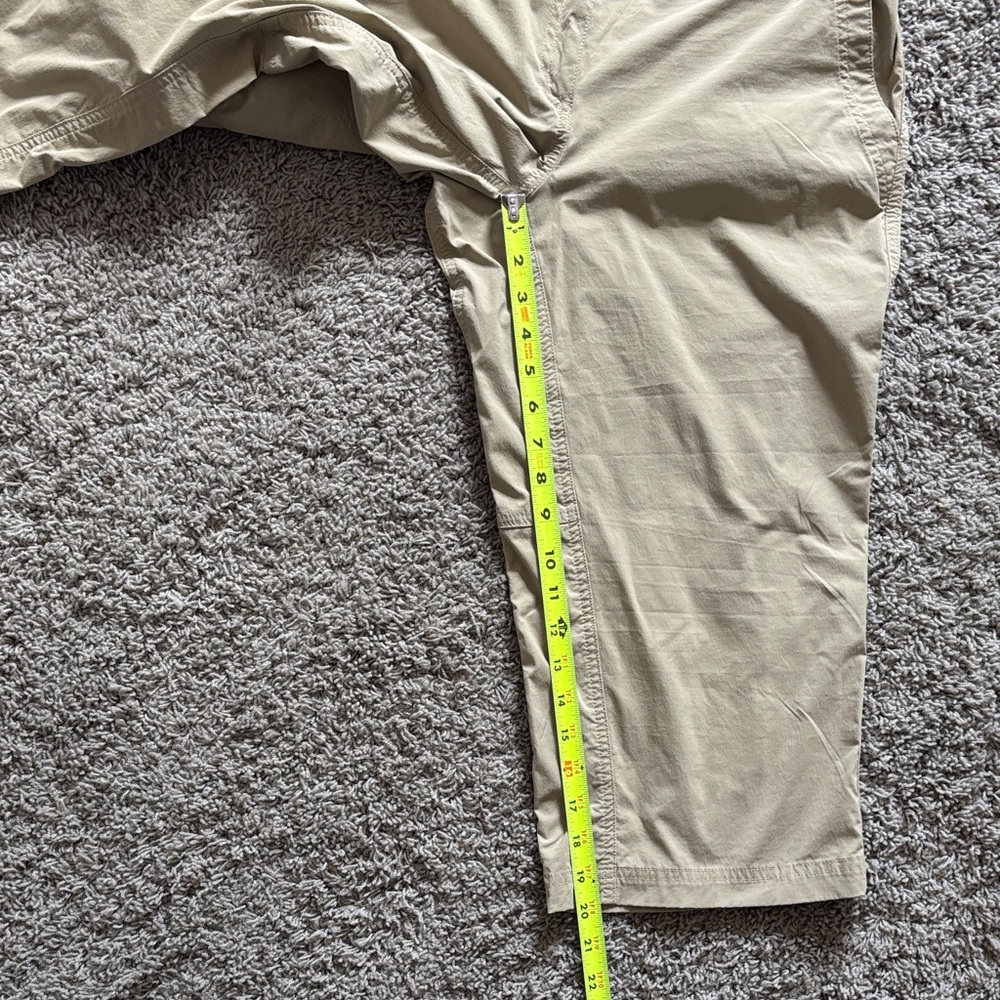L.L. Bean Comfort Trail Khaki Zip Pocket Crop Pants - Picture 12 of 16